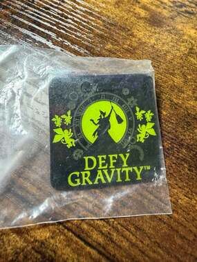 Wicked The Musical Defy Gravity Silhouette enamel pin